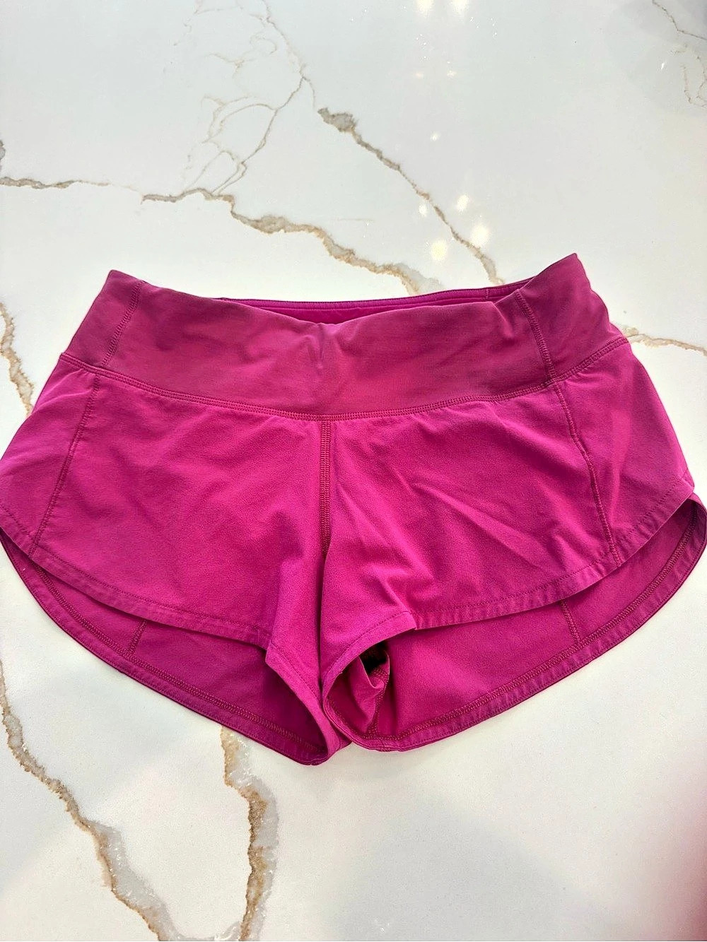 Lululemon Women’s Speed Up Shorts Pink Size 2, 2.5”